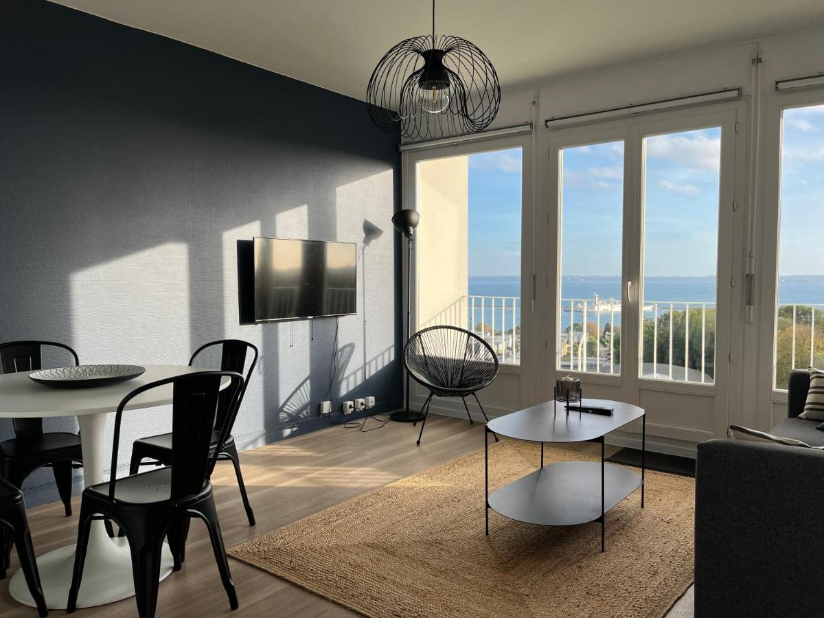 Nouveau! Appartement Vue Mer 180° Et Place Parking Μπρεστ Εξωτερικό φωτογραφία